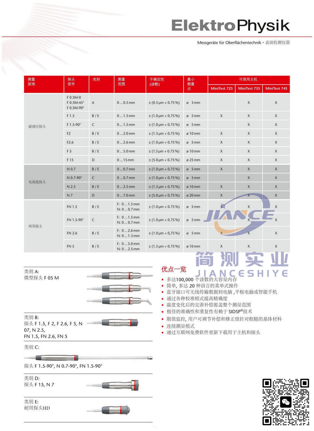 EPK MiniTest735F05M-0涂层测厚仪_epk膜厚仪_epk代理